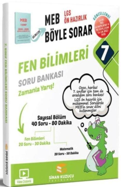 7. Sınıf MEB Böyle Sorar Fen Bilimleri Soru Bankası