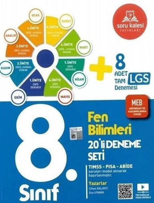 8. Sınıf Fen Bilimleri 20'li Deneme Seti Föyleri