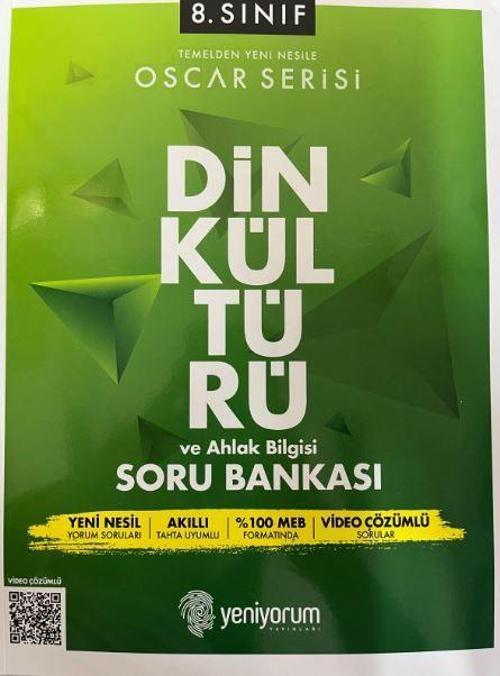 8. Sınıf Oscar Serisi Din Kültürü ve Ahlak Bilgisi Soru Bankası