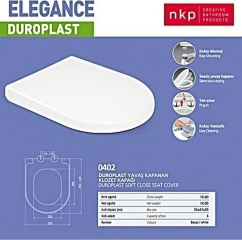 NKP ELEGANCE YAVAŞ KLOZET KAPAĞI 0402