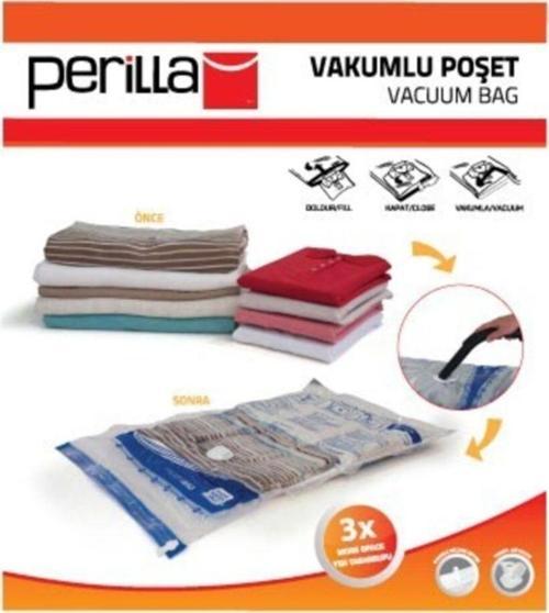 Perilla Vakumlu Poşet X Large 55x90
