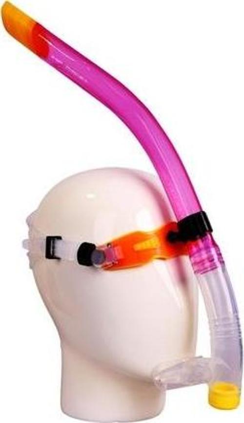 S15 Yetişkin Yüzücü Eğitim Şnorkeli Pembe