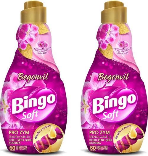 Soft Konsantre Çamaşır Yumuşatıcısı Begonvil 1440 ml X 2 Adet