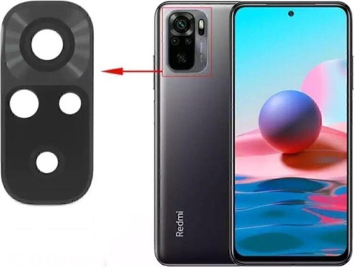Xiaomi Redmi Note 10 Arka Kamera Lens Camı
