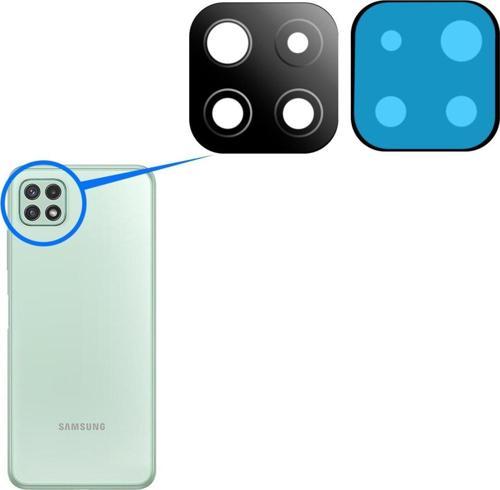 Samsung Galaxy Uyumlu A22 5G A226 Arka Kamera Camı Lensi Yapışkanlı
