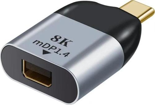 Type-C To Mini Dp 8K Mdpı.4 8K Aktarımlı Çevirici Dönüştürücü Adaptör