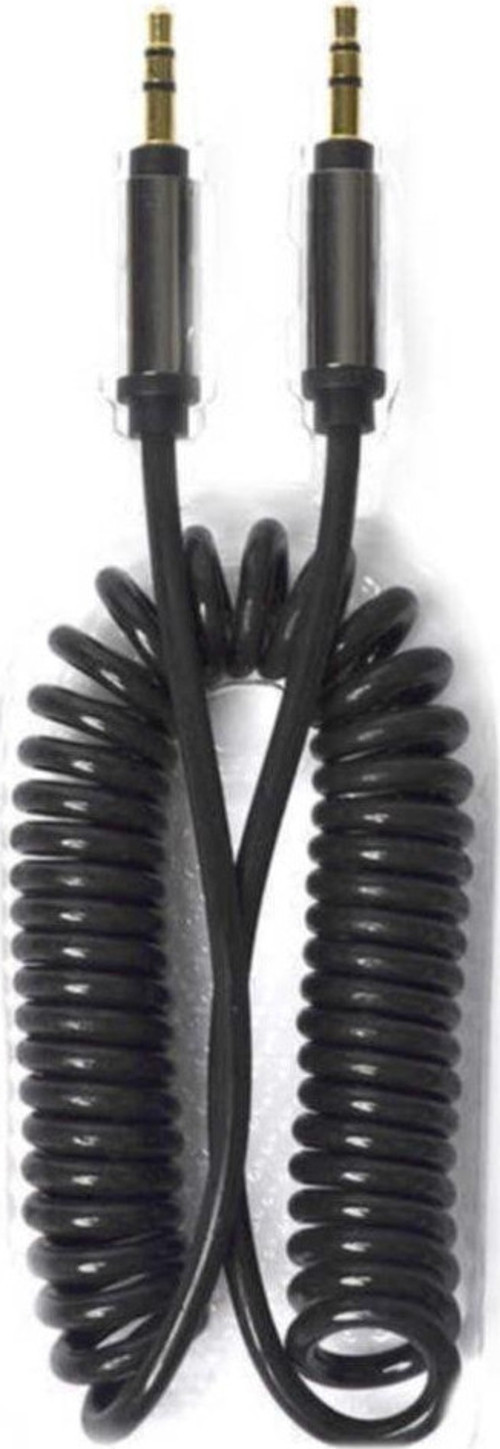 Aux Kablo Yaylı 3.5Mm Jack Go Des Gac-201 Aux Audio Kablo Siyah