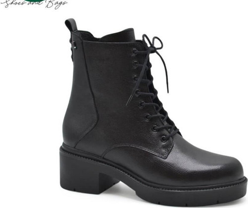 2454603K PLATFORM TOPUK HAFİF DERİ KADIN POSTAL BOT