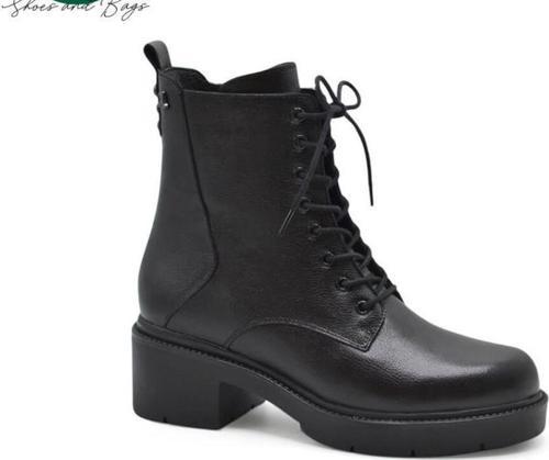 2454603K PLATFORM TOPUK HAFİF DERİ KADIN POSTAL BOT