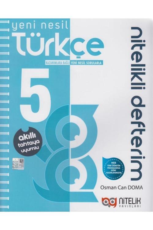 Nitelik 5. Sınıf Türkçe li Defterim