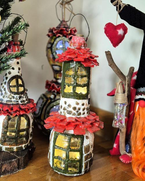 el yapımı ledi bahçe-ev dekoru 50 cm