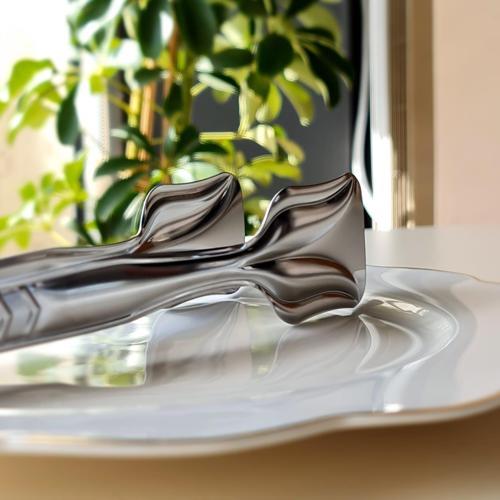 İnox Metal Pasta Maşası Paslanmaz Çelik 21 CM
