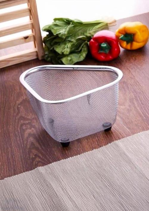 Lavabo Süzgeci - Çeşme Altı Süzgeçli Lavabo Torbası - Paslanmaz Çelik