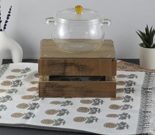 Mini Tencere - Borosilikat Cam Tencere - Ateşe Dayanıklı - 800 ML