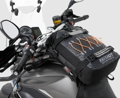 70652 Adventure Motosiklet Depo Üstü Çanta 10 Litre Siyah Turuncu