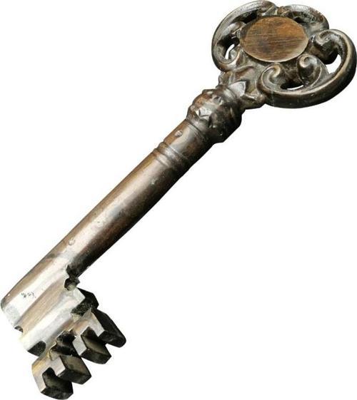 Anahtar Duvar Süsü Pirinç Döküm N6 Anahtar