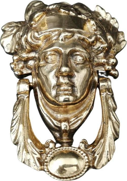 Artemis Kapı Tokmağı Pirinç Döküm Dekoratif Kapı Taktağı