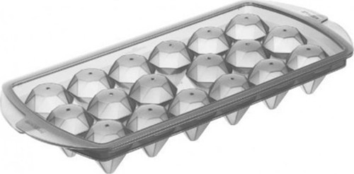 Elmas Şeklinde Kapaklı Buz Kalıbı 18' li Diamond Ice Mold