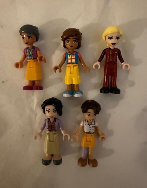 Orjinal Lego Friends Minifigür 5'li Set