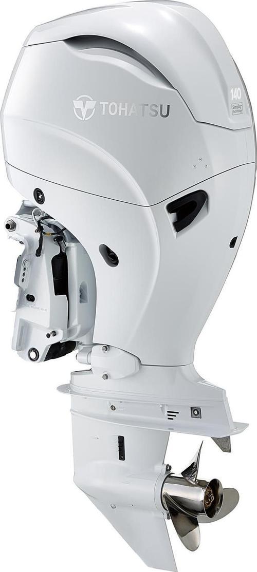 MFS 140AW ETUL Ekstra Uzun Şaft Marşlı Trimli X Long Beyaz 4 Zamanlı Deniz Motoru