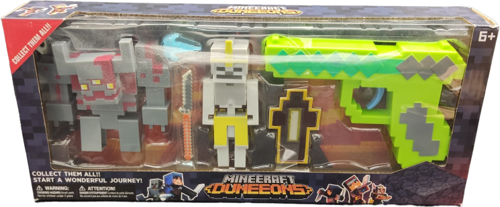 Oyuncak Silahlı Kutuda Minecarft (Y0231-2)TM050-72B3