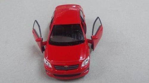 Oyuncak 1:38 Metal Çek Bırak Araba Toyota Corolla 43608D Kırmızı