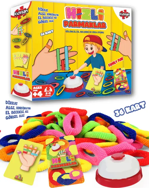 Kidsan Hızlı Parmaklar Zeka Oyunu