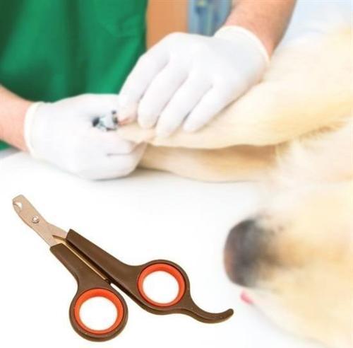 Küçük Çelik Uçlu Kedi Köpek Evcil Hayvan Tırnak Makası Pati Bakım Aleti Ergonomik Kaymaz Sap