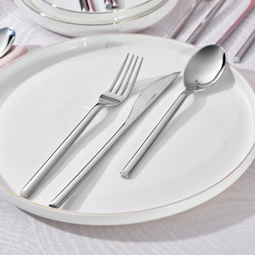 Premium Kendo Platin 12 Kişilik 84 Parça Çatal Kaşık Bıçak Takımı