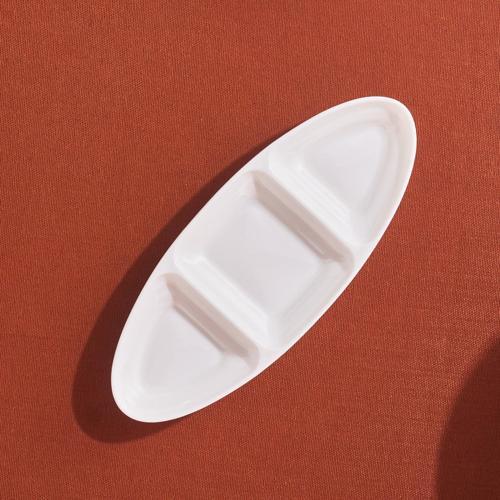 Stream Basic Line 3 Bölmeli Sunum Tabağı 26 cm