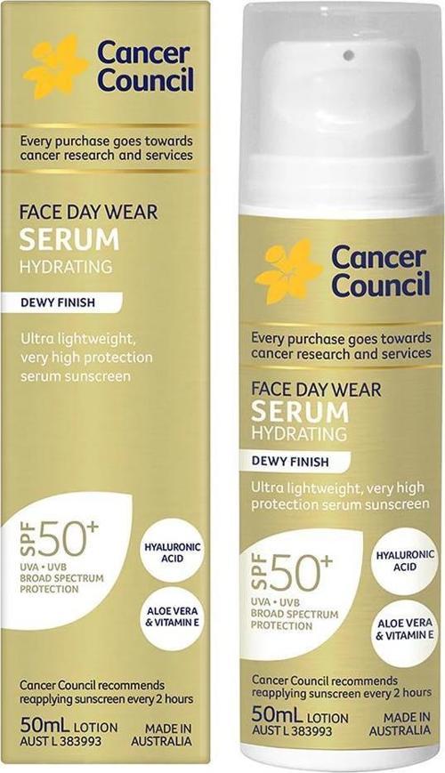 SPF50+ Face Day Wear Serum Hydrating  Dewy Finish Yüz Güneş Kremi 50ML