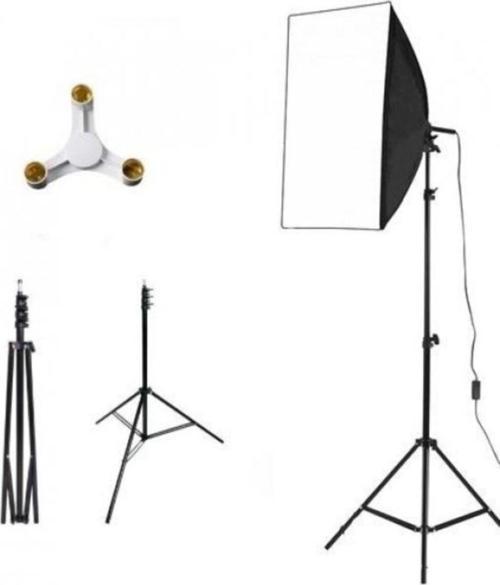 3 Duylu Youtuber Kit 50X70 Softbox Sürekli Video Işık