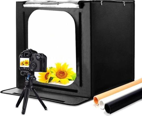 Ürün Çekim Çadırı Ledli Pro 70X70 Cm Katlanabilir