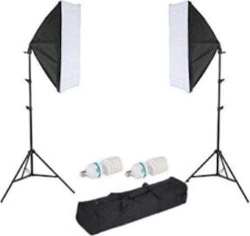 Youtube Video Ve Fotoğraf 2Li Softbox Seti Lambalı Set