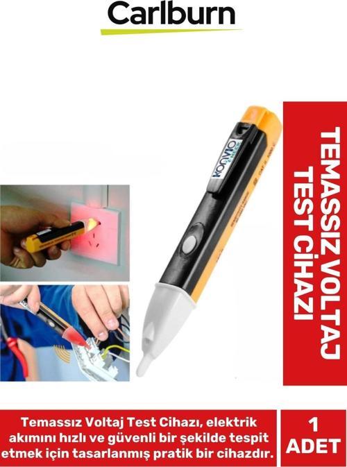 Özel Güvenilir Elektrik Kontrol Led Işıklı Hat Tespit Edici Temassız Kablo Priz Voltaj Test Cihazı
