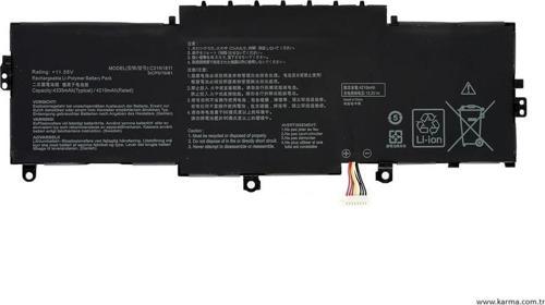 Asus ZenBook 14 UX433F, UX433Fa, UX433Fn, C31N1811 Notebook Bataryası, Laptop Pili / RASL-195