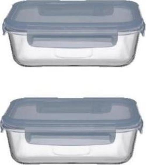 530176 Lockie Cam Saklama Kabı Gri -2 Adet