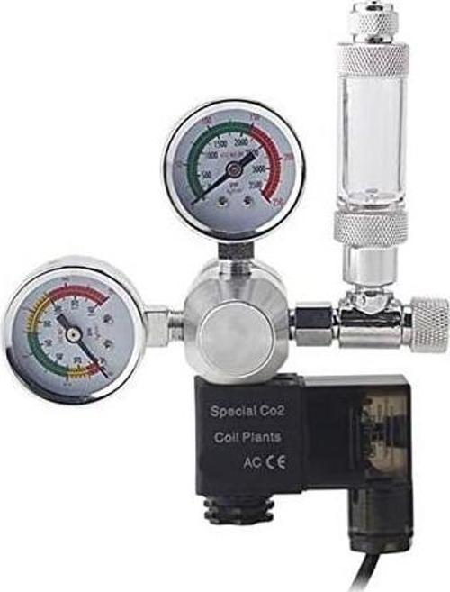 ZRDR Wyın Solenoid Valfli Damla Sayaçlı Co2 Regülatörü