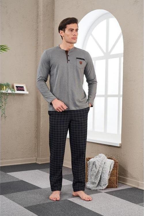 PJS 23703 Erkek Patlı Pijama Takım