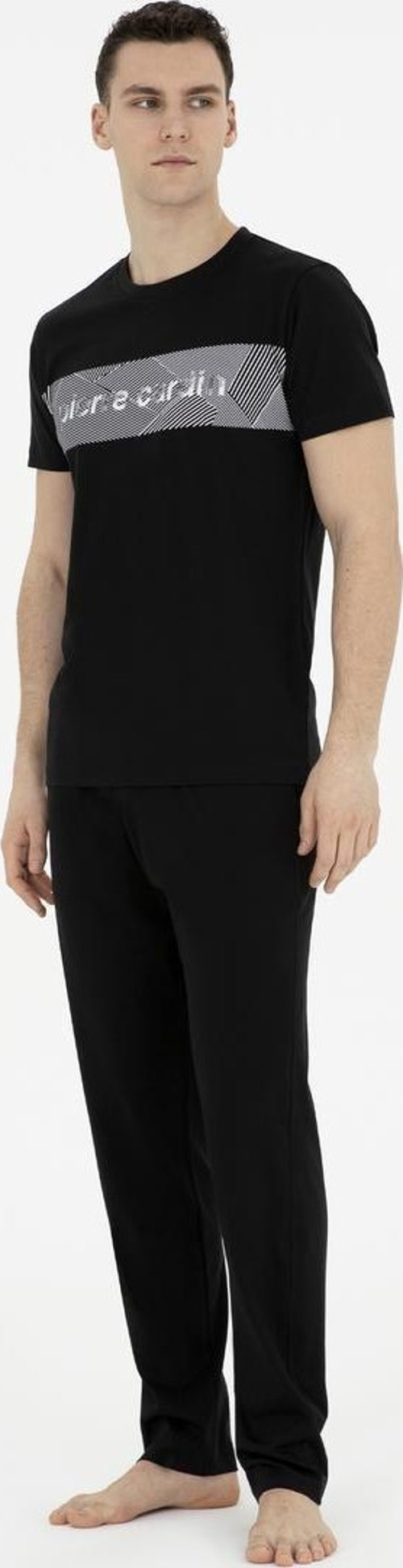 6050 Erkek Kısa Kollu Penye Pijama Takımı