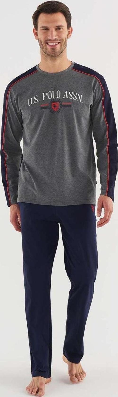 U.s Polo Assn 18620 Erkek Yuvarlak Yaka Pijama Takım