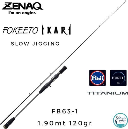 Fokeeto FB63-1 İkari 190cm 120gr Tetikli Slow Jigging Kamış