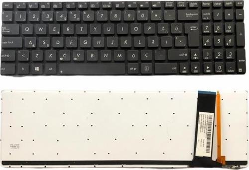 Asus N56JN-EB71 Uyumlu Laptop Klavye Işıklı Siyah TR