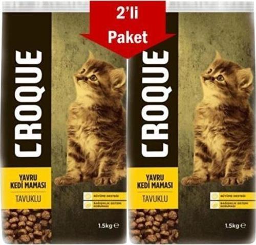 Tavuklu Yavru Kedi Maması 1,5 Kg * 2 Adet