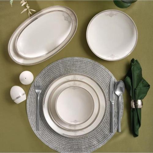 Porselen Camelia 54 Parça 12 Kişilik Yemek Takımı - 65781