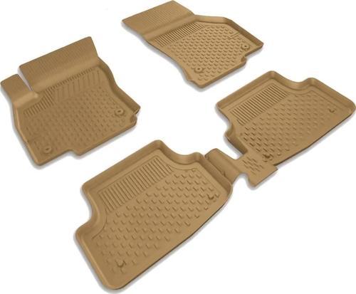 4.5D Havuzlu Oto Paspas Bej Renk Volkswagen Tiguan Araç 2007-2015 Arası ile Uyumlu