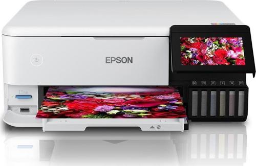 L8160 EcoTank A4 WiFi, Eth.Dublex, Yazıcı Tarayıcı,Fotokopi LCD