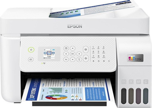 L5296 EcoTank LCD,Wi-Fi Direct,AirPrint,Lan,Faks,Tarayıcı,Fotokopi