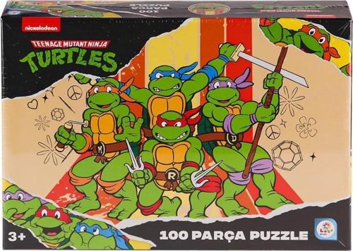 NK0050 Ninja Kaplumbağalar 100 Parça Puzzle -Laçokids
