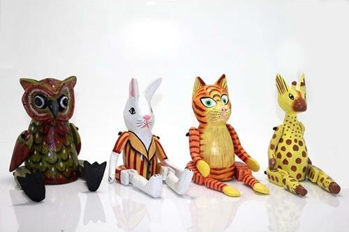 Ahşap Sallanan Hayvan Figürü